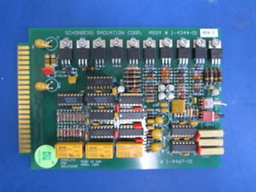 Schonberg Radiation Corp Relay Board Assy 1-4344-01