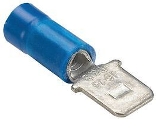 THOMAS & BETTS 14RB-250T TERMINAL, MALE DISCONNECT, 0.25IN, BLUE