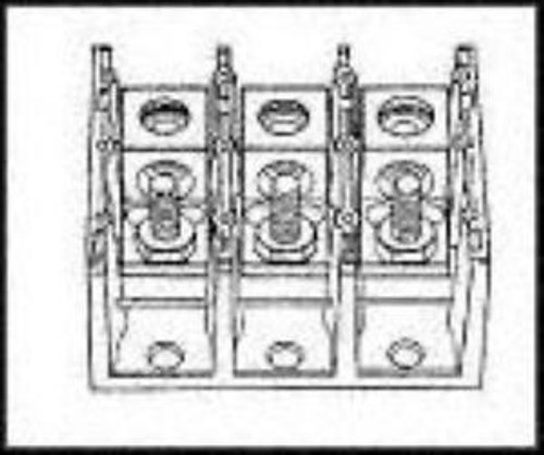 01F2295 Marathon 1432563 Terminal Block, Barrier, 2Pos, 3/8-16Awg