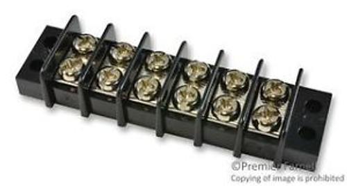 TE CONNECTIVITY / BUCHANAN 1546306-6 TERMINAL BLOCK, BARRIER, 6POS...(50 pieces)