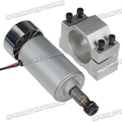 300W High Speed Wind Cooling PCB Electronic Spindle Motor w/ Mount for Carving e