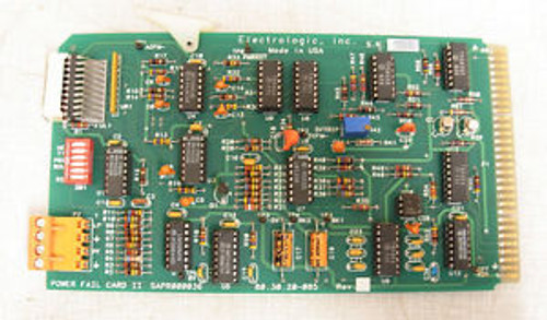 NICE Electrologic Inc Power Fail Control Board 80.30.20-085 NICE