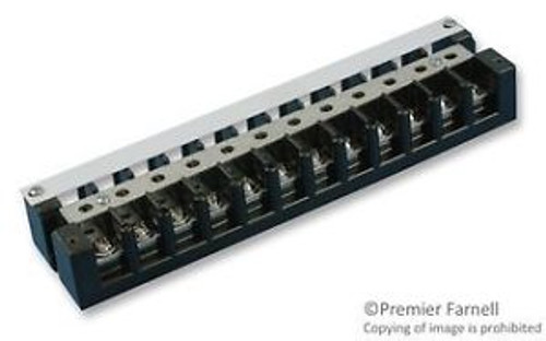 MARATHON 1512SC TERMINAL BLOCK, BARRIER, 12POS, 16-10AWG