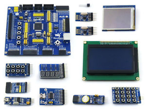 OpenM128-B ATmega128A-AU ATmega128 AVR Evaluation Development Board + 11 Modules