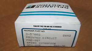 New Reliance Electric PCB Pre-Set Speed Interface 0-57002 057002 26A2