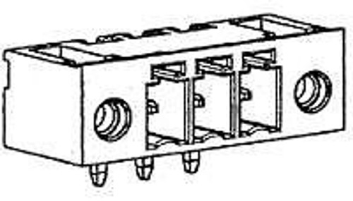 Pluggable Terminal Blocks HDR 3 POS R/A 5.08mm (50 pieces)