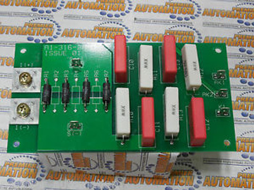 SIEMENS A1116100512 FIELD CURRENT SHUNT/SNUBBER PCB20ADC6RA24