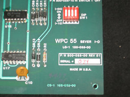 WPC 800-055-00 Sever I/O USED