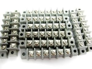 MARATHON / KULKA 699-JJ-06 -TERMINAL BLOCK, 250V, 20A 14-16 AWG, (10 PCS) -  NEW