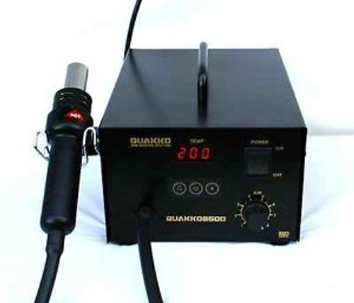 850D SMT SMD HOT AIR SOLDERING REWORK STATION 8 NOZZLES