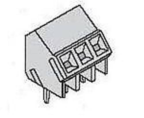 Fixed Terminal Blocks 5MM P 35DEG 3P (100 pieces)