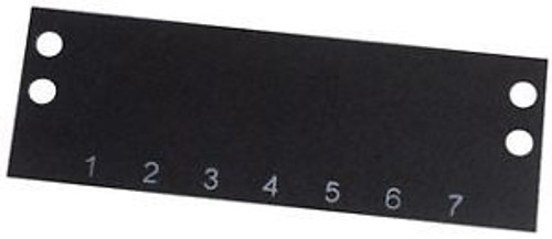 CINCH MS-7-140 TERMINAL BLOCK MARKER, 1 TO 7, 9.53MM (100 pieces)