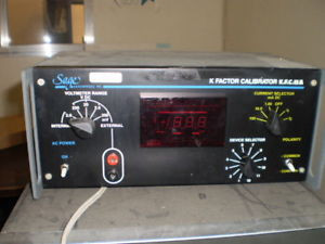 SAGE ENTERPRISES K FACTOR CALIBRATOR MODEL KFC-15A