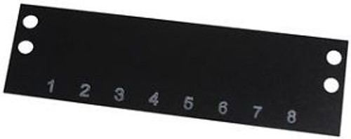 CINCH MS-8-140 TERMINAL BLOCK MARKER, 1 TO 8, 9.53MM (100 pieces)