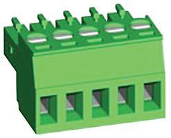 MULTICOMP EBK-06-B TERMINAL BLOCK, EUROSTYLE, 6POS 24-12AWG (50 pieces)