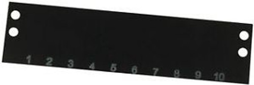 CINCH MS-10-140 TERMINAL BLOCK MARKER, 1 TO 10, 9.53MM (100 pieces)