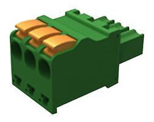 TE CONNECTIVITY 1986722-2 TERMINAL BLOCK, PLUG, 2POS, 30-14AWG (100 pieces)