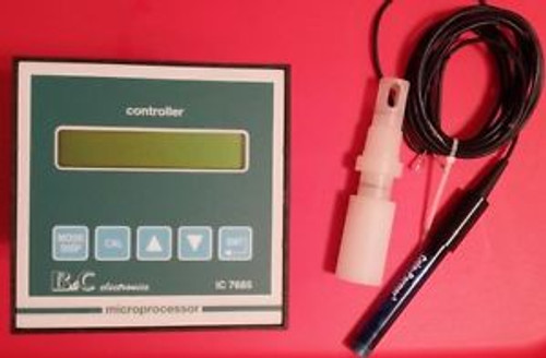 B & E Electronics IC 7685 Ion Concentration Controller with Fluoride probe