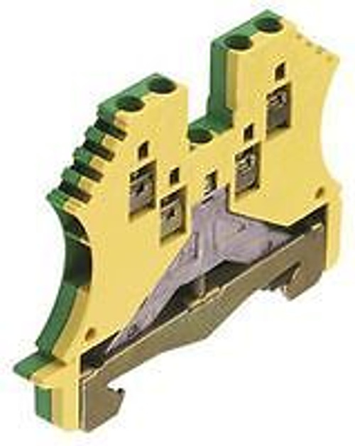 WEIDMULLER 1016500000 TERMINAL BLOCK, DIN RAIL, 4POS, 26-12AWG (10 pieces)