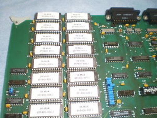THERMCO 140590-004 REV-B SECS COMMUNICATIONS CARD 16 9K MUX REV J PROMS BOARD