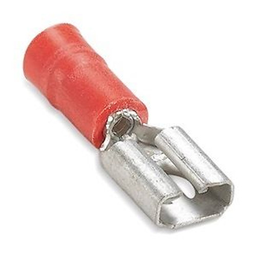 Female Disconnect, Red, 22 to 18 AWG, PK100