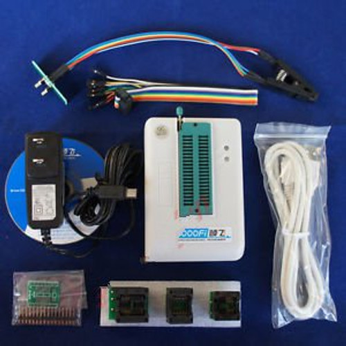 USB BIOS Universal SP8-F Programmer Full Pack FLASH/EEPROM/SPI with test clip