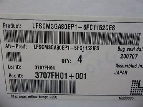 LATTICE Leaded FPGA SCM80 BGA1152-6 SpeedLFSCM3GA80EP1-6FC1152CES -Qty 4