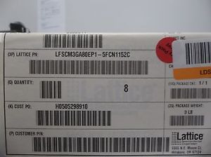 LATTICE Program Logic FPGA SCM80 BGA1152-5 SpeedLFSCM3GA80EP1-5FCN1152C -Qty 8