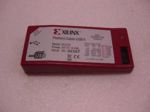 XILINX PlATFORM CABLE USBII DLC10 IN-CIRCUIT DEBUGGER PROGRAMMER