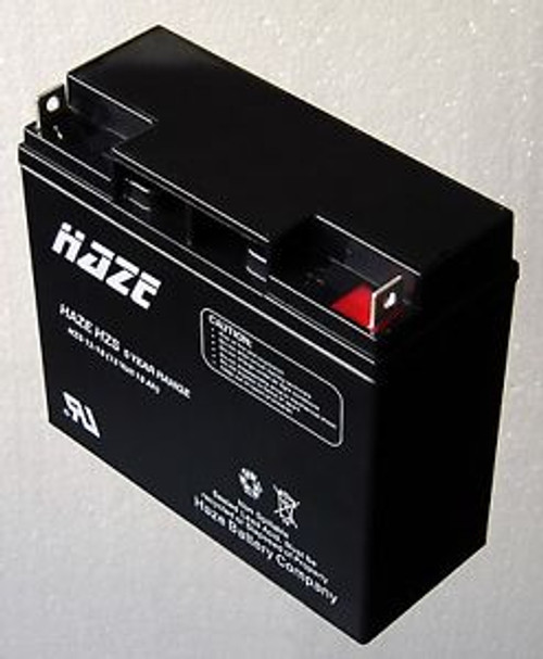 HAZE HZS12-18 Valve Regulated Lead Acid Battery (12 Volt 18 Ah) HZS 5 Year Range