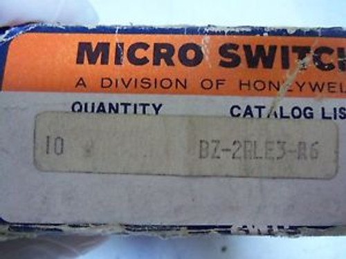LOT OF 10 MICRO SWITCH BZ-2ALE3-A6 NEW IN BOX