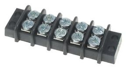 Barrier Terminal Blocks .375 LOW PROFILE 5P screw terminal style (50 pieces)