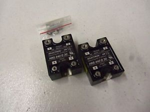 LOT OF 2 SELECTRON HRS 440 D 30 NEW OUT OF BOX