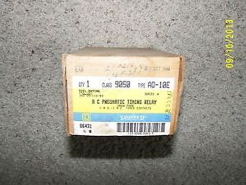 Square D 9050 A0-10E AC Pneumatic Timing Relay    New In Box