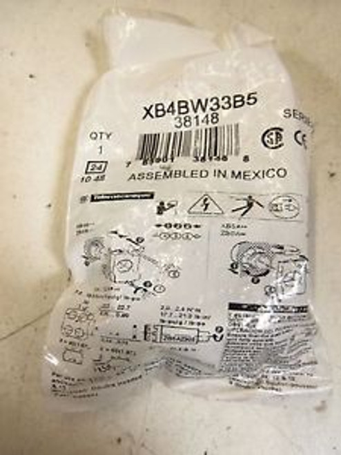 SCHNEIDER ELECTRIC XB4BW33B5 NEW IN FACTORY BAG