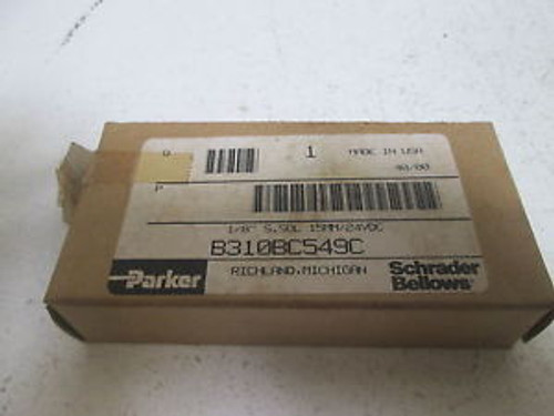 PARKER B310BC549C SOLENOID VALVE 1/8 NEW IN A BOX