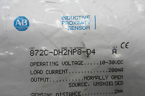 NEW ALLEN BRADLEY 872C-DH2NP8-D4 PROXIMITY SENSOR 872CDH2NP8D4