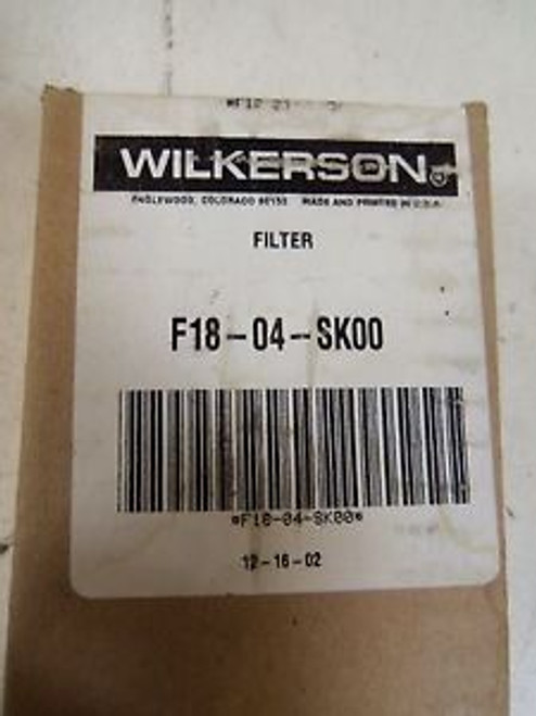 WILKERSON F18-04-SK00 NEW IN BOX