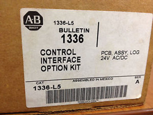 Allen Bradley 1336-L5 Ser A Control Interface Option Kit PCB Assy Log 24V AC/DC