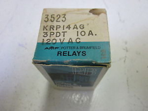 POTTER & BRUMFIELD KRP14AG 120V NEW IN A BOX
