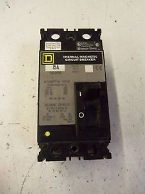 SQUARE D CIRCUIT BREAKER FAL24015 NEW OUT OF BOX