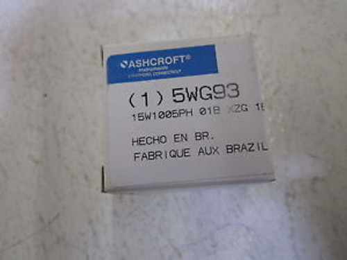 LOT OF 5 ASHCROFT 5WG93 0-160 PSI NEW IN A BOX