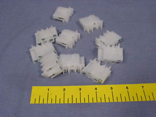 100 Cooper Bussmann NFT2-WH DIN Rail Terminal Blocks 2P C Rail White