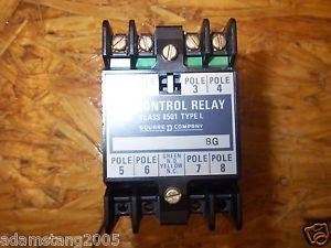 new SQUARE D 8501L0-40 SERIES A  BG CONTROL RELAY