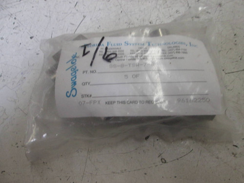 SWAGELOK SS-8-TSW-7-8 CONNECTOR NEW IN A FACTORY BAG