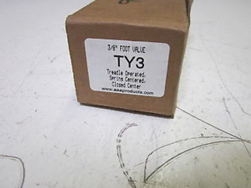 AAA PRODUCTS TY3 FOOT VALVE 3/8 NEW IN A BOX