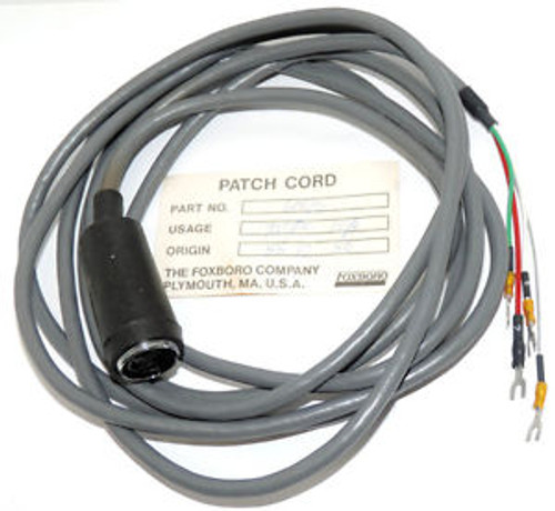 NEW FOXBORO 60810 PATCH CORD 5S8750 10FT LONG