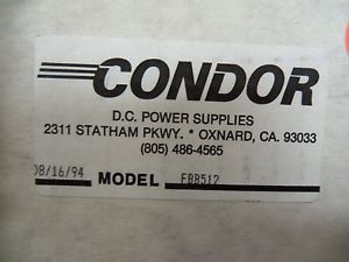 CONDOR FBB512 POWER SUPPLY NEW IN BOX