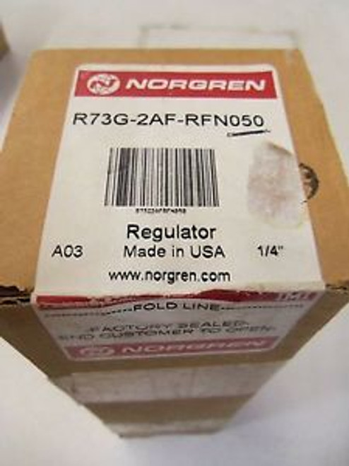 NORGREN REGULATOR R73G-2AF-RFN050 NEW IN BOX