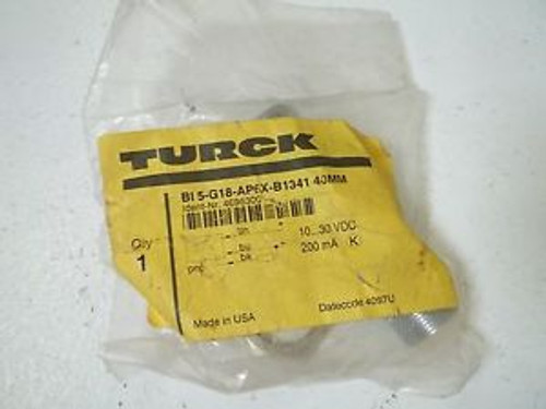 TURCK BI5-G18-AP6X-B134140MM PROXIMITY SENSOR NEW IN A BAG